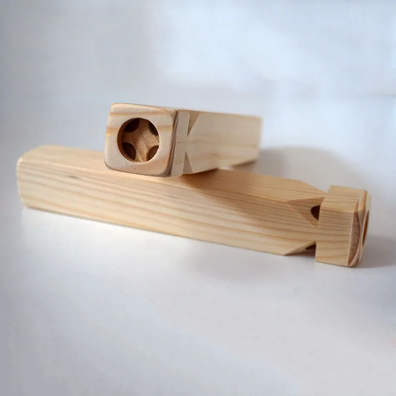 promotion gift toy whistle for kids funny wooden slide whistle Wooden Train Whistle 4 Tone toy