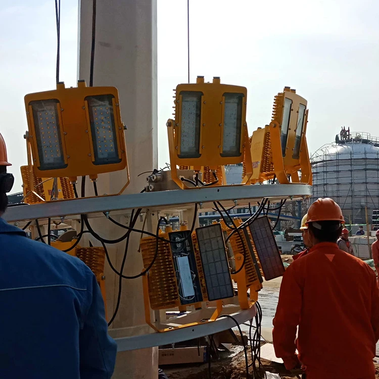  ATEX машина для жареного мороженого/лебедка 16 сторонняя 20M Высота мачты столб со светодиодным освещением высокая мачтовая лампа