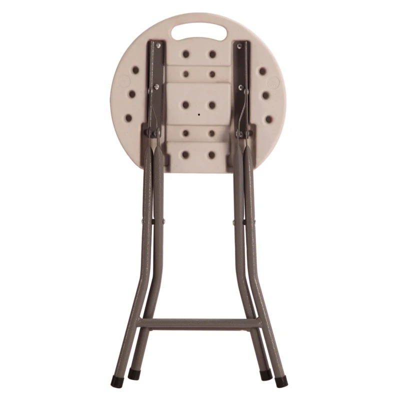 Moon Blow Molding HDPE bar Table Plastic Small Round Outdoor Chat Table and Chair Dual-use HDPE Plastic Panel  2.5cm