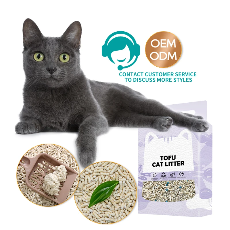 100% Biodegradable Cat Sand Odour Control Non Stick Gentle Paws Nurture 6l Pea Tofu Cat Litter