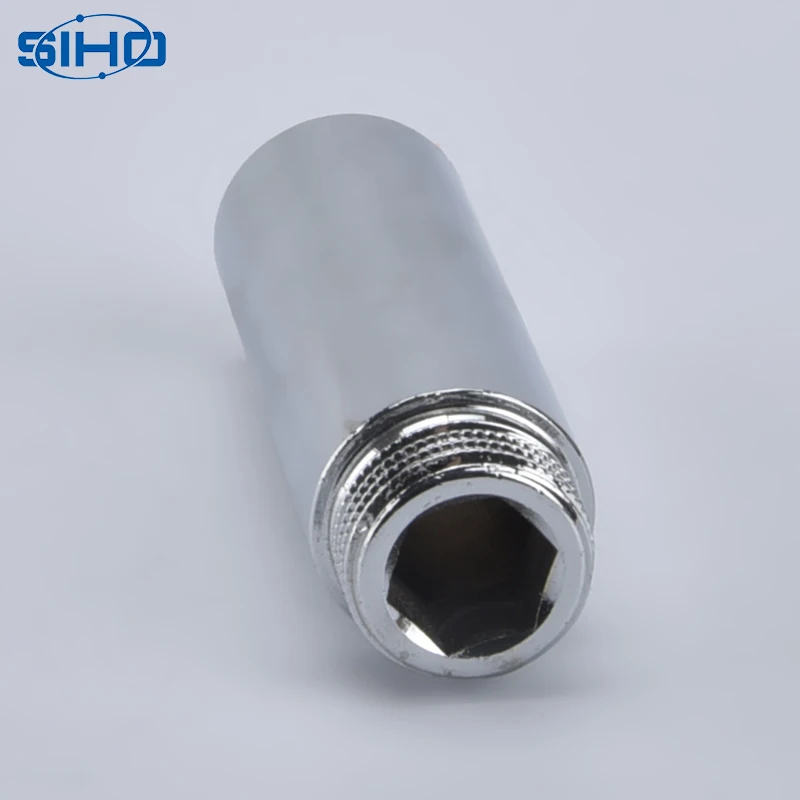 Латунный удлинитель для труб, фитинги для санитарных аксессуаров, основа, масло, вода, газ, желтый, латунный Цвет, мужской квадрат, равноценный