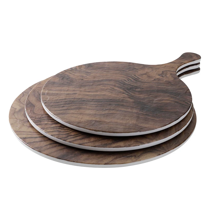 High Quality A8 Melamine Restaurant Plates For Pizza, Low Price Barbecue Pizza Plate