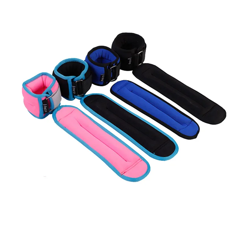 Wholesale yoga pilates exercise Running Sports Training Fitness Adjustable neoprene ankle and wrist weights