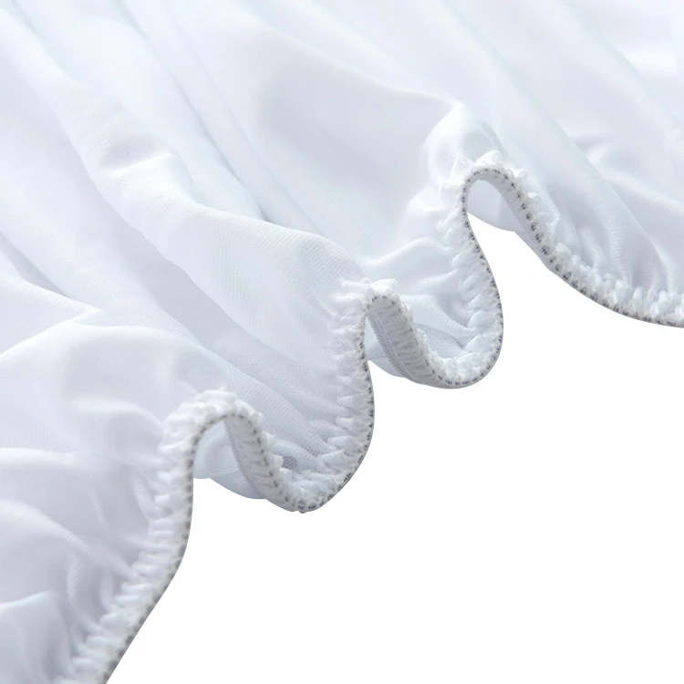 OEM Hangzhou Bamboo Fiber Terry Fabric Waterproof Bed Bug Mattress Cover Hypoallergenic Mattress Protector