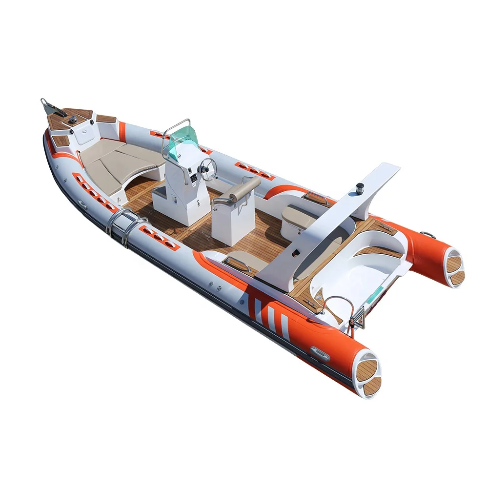 Rib 760 Boat 7.6m Inflatable Motor FRP rib Boat Fishing Speed Boat
