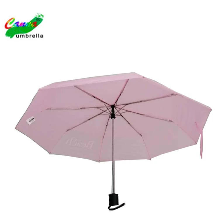 Компактный солнцезащитный полностью автоматический портативный складной розовый дизайнерский зонтик 3 размера