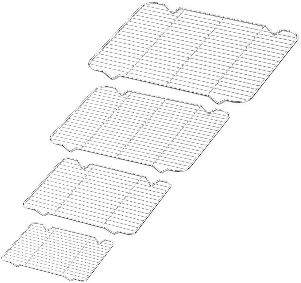Stainless Steel Cooling Racks 4 Pack Zacfton Baking Racks Set 4 for Cooking Baking Roasting Grilling Cooling