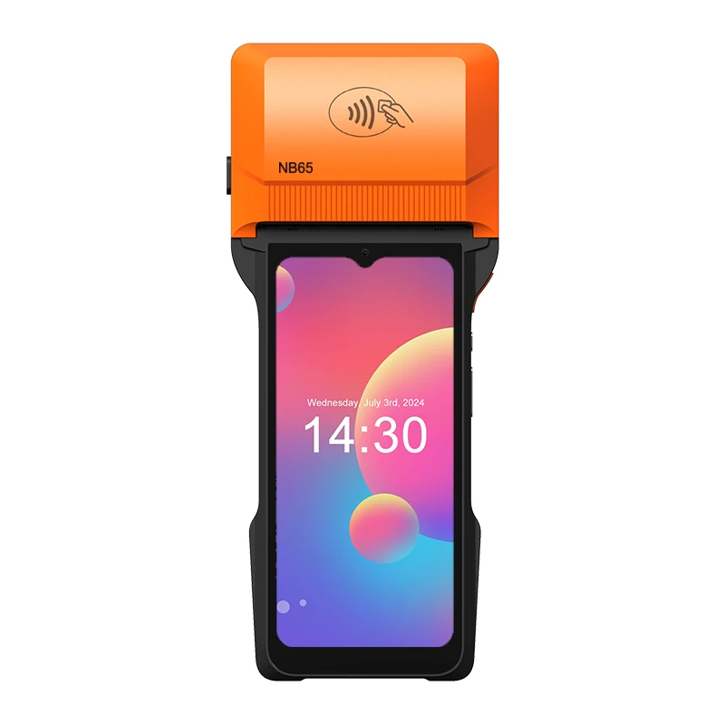 New Arrival Sdk Available Dual Sim Noryox 6.5 Inch Handheld Smart Pos Terminal Android 14 Pos Machine With 6.5 Inch Screen