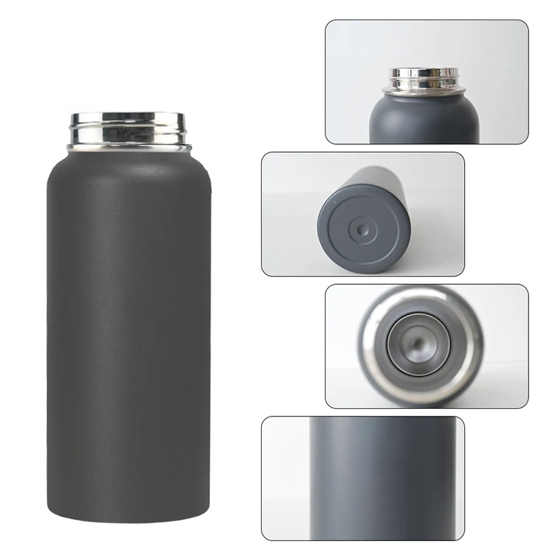 Custom Logo 12oz 18oz 32oz Eco-Friendly Vacuum Flask Insulated Stainless Steel Water Bottles