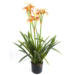 Hotel coffee shop decoration customized artificial plant flower tree outdoor for sale