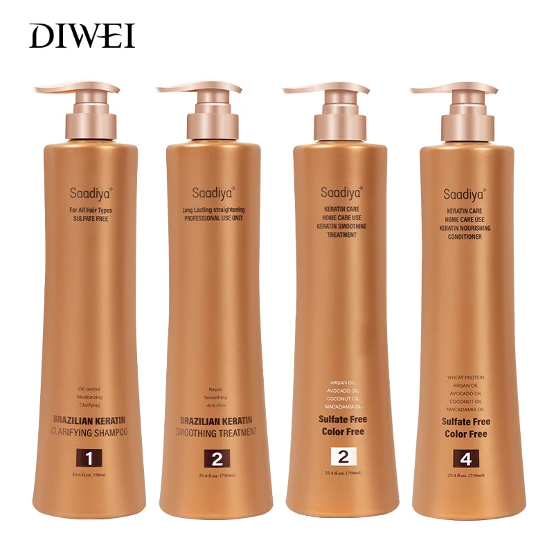 DIWEI best seller Protein Collagen For Damaged Hair Repairing Argan Oil keratin collagen hair treatment stronger growth shampoo