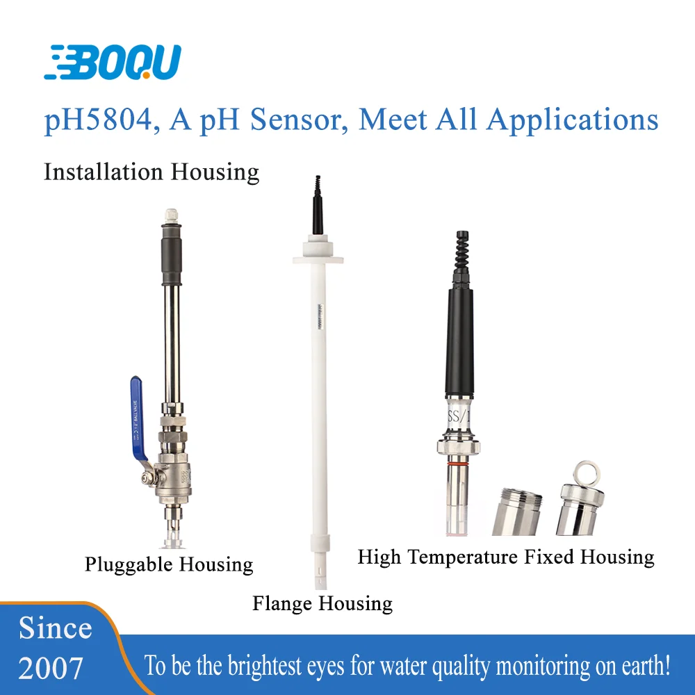 High temperature high pressure pH sensor 135 degree 13 bar for Biopharmaceutical