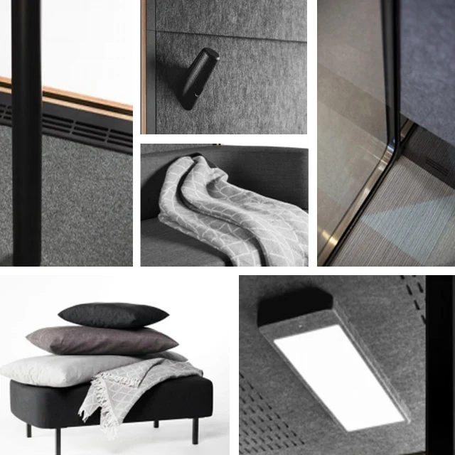 Домашний офис, телефонная будка, камера, видео-Конференц-зал, подвижная Звуконепроницаемая акустическая Личная рабочая станция