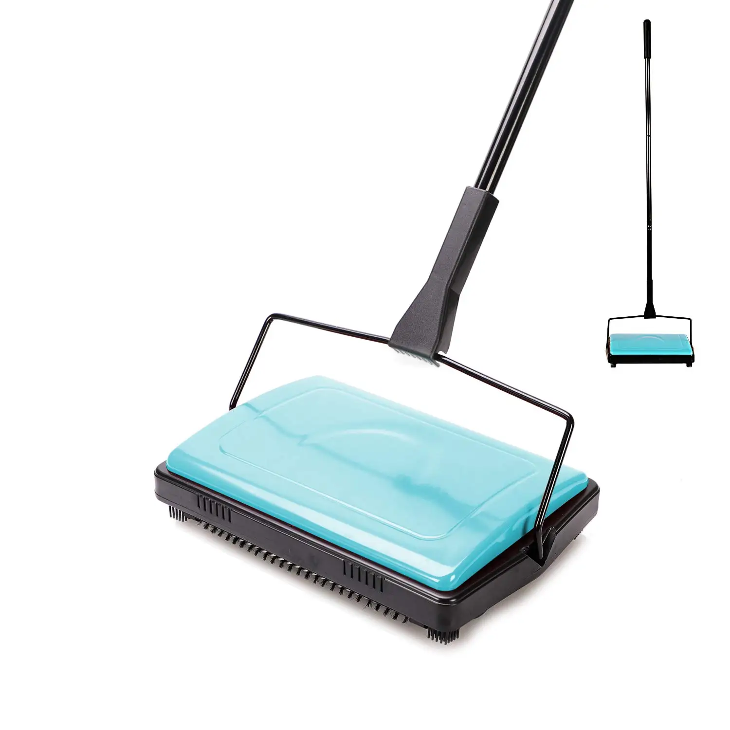 Carpet Sweeper Cleaner for Home Office Low Carpets Rugs Undercoat Carpets Pet Hair Dust Scraps Paper Small Rubbish Cleaning