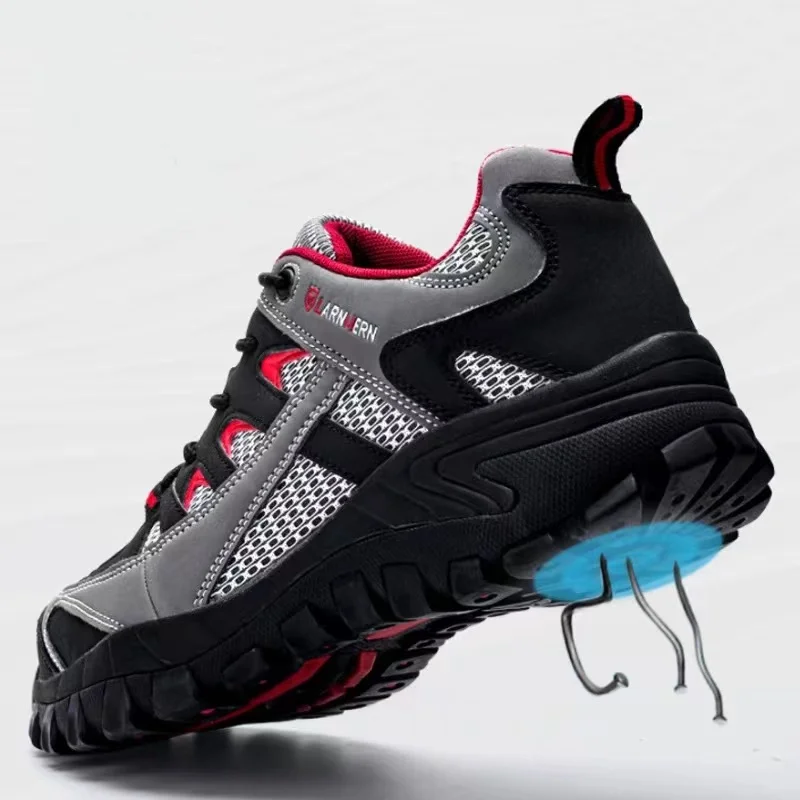 Super comfortable and breathable mens safety shoes with steel toe cap and rubber sole,2018 hot-selling