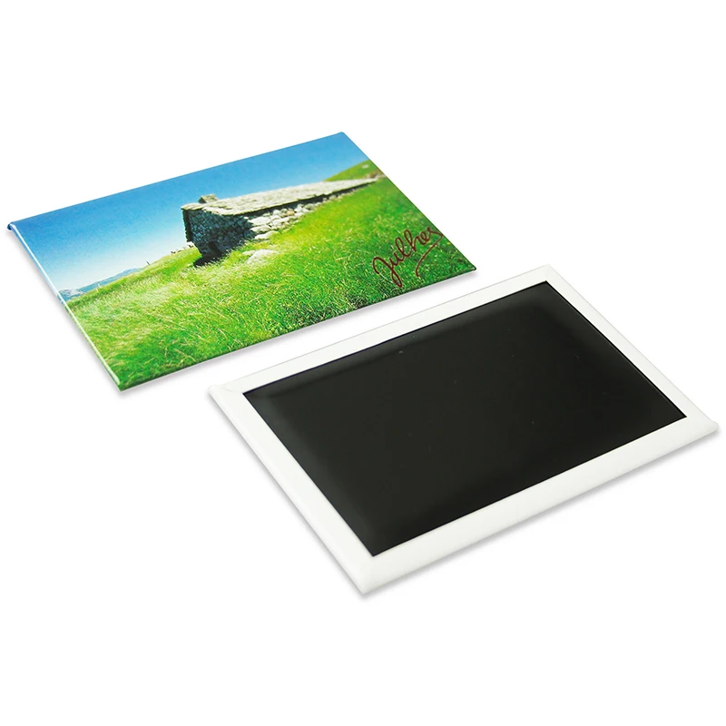 2023 China factory price custom countries Noway souvenir square 3d tinplate refrigerator stickers metal fridge magnet