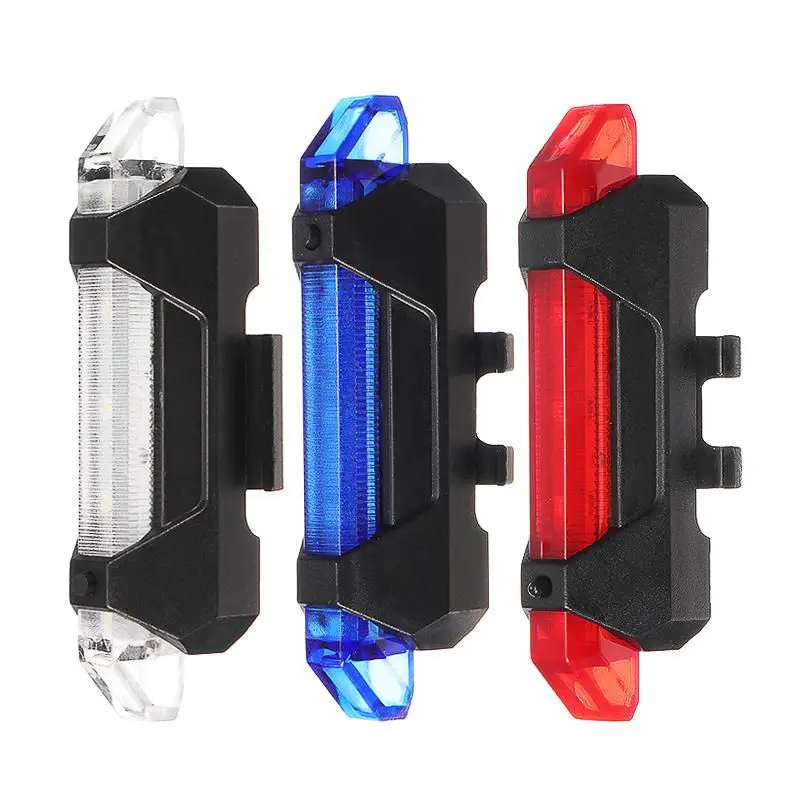 Сигнальные огни для велосипеда Cob задний фонарь аварийный сигнал Usb Перезаряжаемый светодиодная