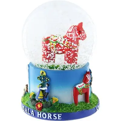 Souvenir Custom Sweden Snow Globe countries resin 3D building architecture Snowglobe Copenhagen Rosenborg
