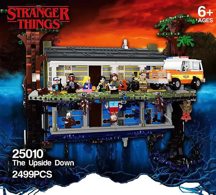 2022 New Plastic Kids Toys for Children Gift Building Blocks Bricks Compatible 75810 Stranger Things The Upside Down 11538Popula