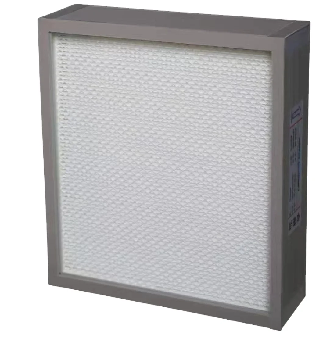 China factory direct selling low resistance high quality mini pleat filter high efficiency HEPA air filter