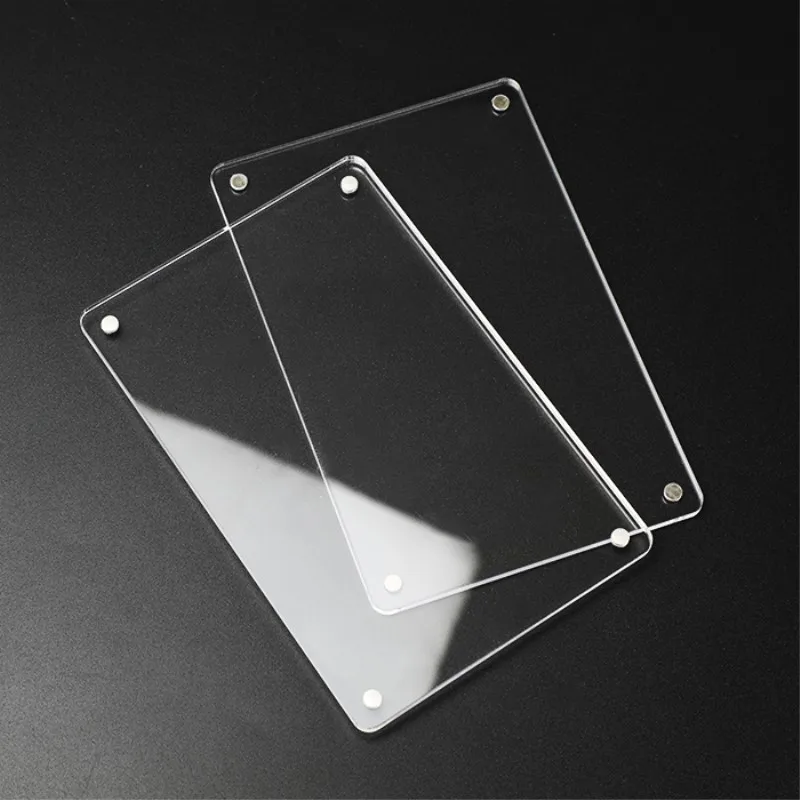 High Transparent Clear Acrylic Photo Frame Price Tag Display Stand
