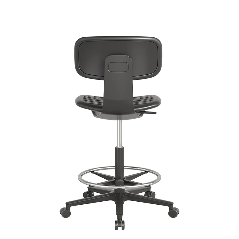 Comfortable PU Lab Furniture Industrial Stool Chair High Chair for Adjustable Table