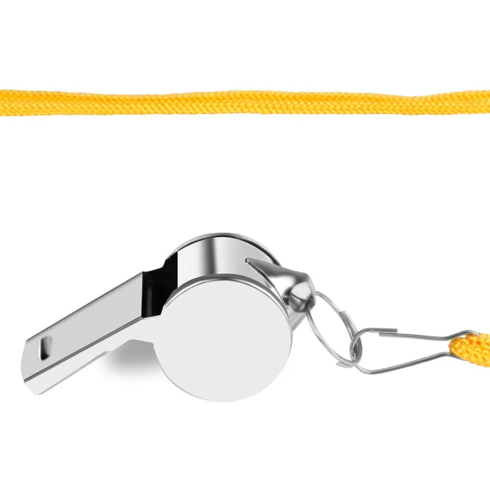 Metal referee whistle Stainless steel iron whistle Metal sports whistle