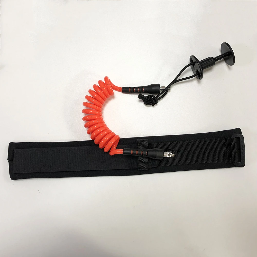 SR Surf Paddleboard Paddle Leash SUP Surfing Board Coiled Ankle Foot Leg Rope