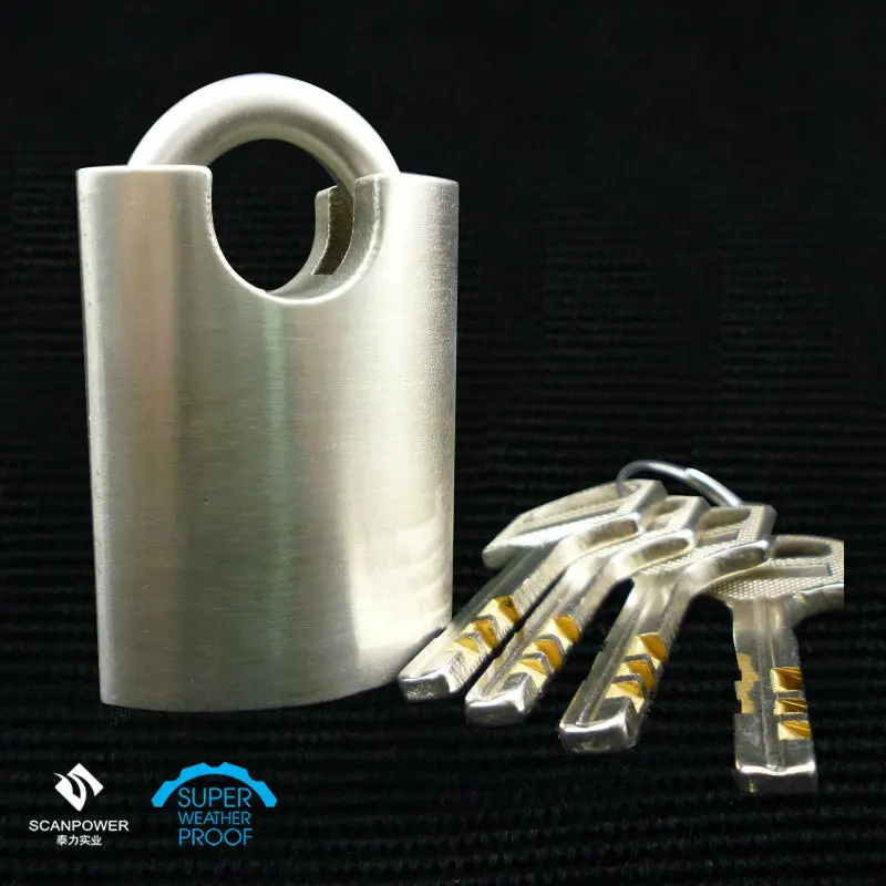 Mok padlock manufacturer outdoor anti-rust lock stainless steel keyed alike padlocks with 3 key