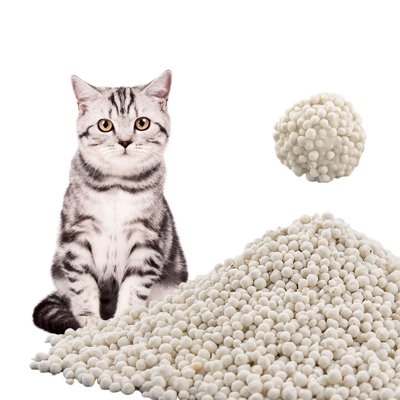 China Factory Supplier Cassava Cat Litter OEM ODM Odor Control Natural High Absorption dust free Cassva Cat Litter sand