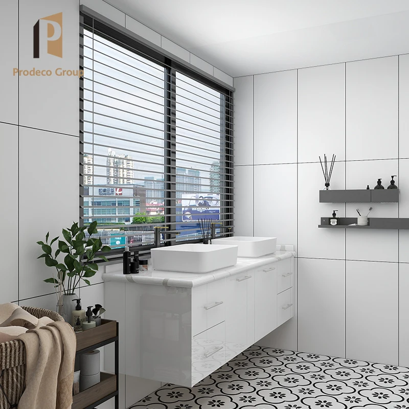 Double Washbasin Bathroom Cabinet Deingn Floating Luxury Bathroom Furniture