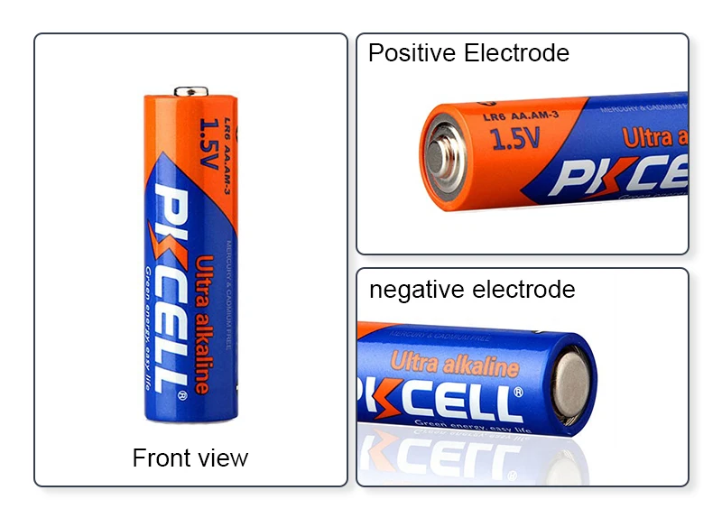 Made in china high capacity PKCELL AA lr6 1.5V alkaline battery ultra am3 dry batteries for fingerprint door lock