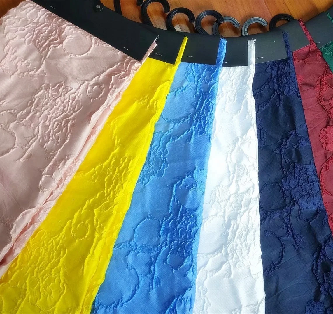 167gsm 3D Dobby Woven Soft Nice 8 Colors fabric for dress