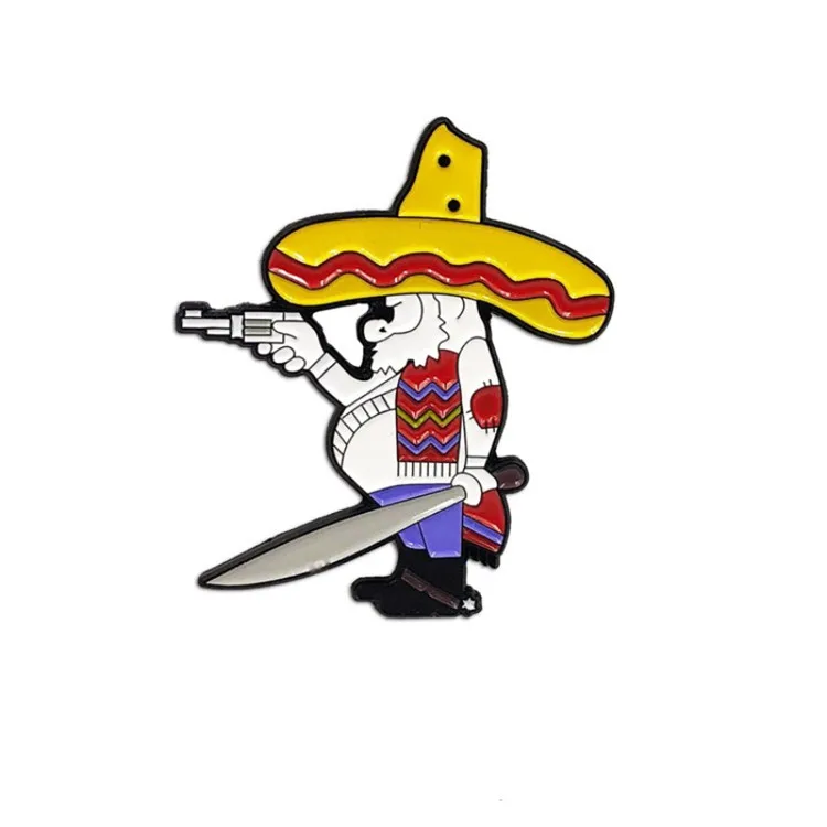 Металлический значок на заказ из цинкового сплава с эмалью