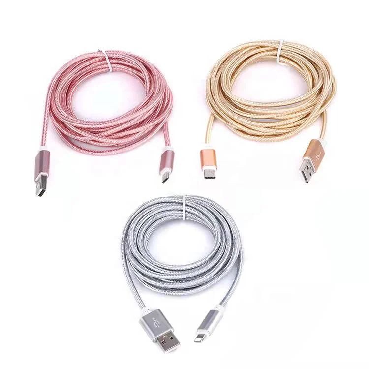 Micro USB Cable Braided 10ft 6ft Charging Cable Fast Phone Charger Cord with Extra Long Length Nylon Braided for samsung