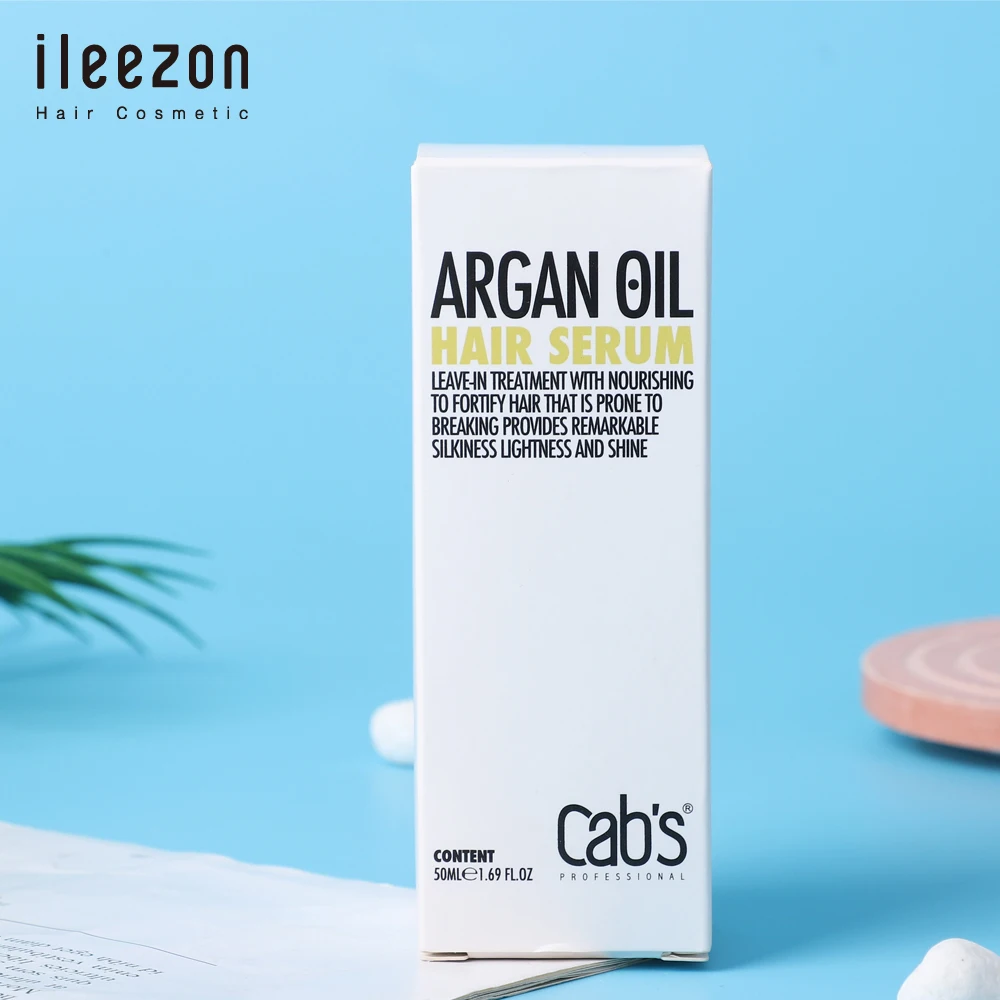 ISO GMPC Certification argan oil morocco hair care product repair hair damage hair oil serum with biotin