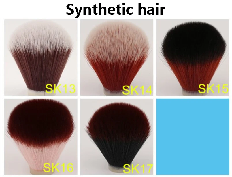 YAQI 24mm Purple Handle Mink Synthetic Hair Knot Mens Wet Shaving Brush