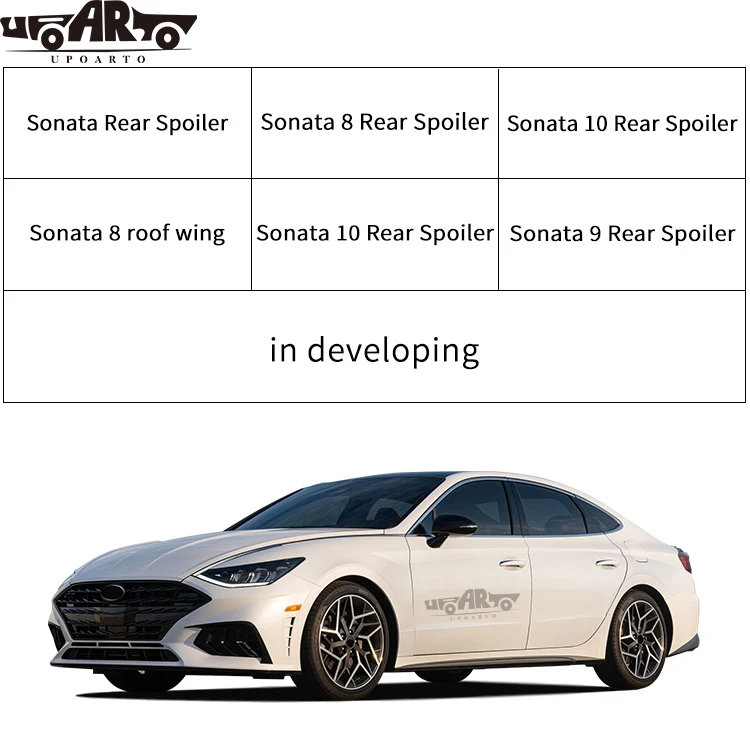 Exterior Accessories Include Rear Trunk Wing Roof Window Spoiler For Hyundai Sonata