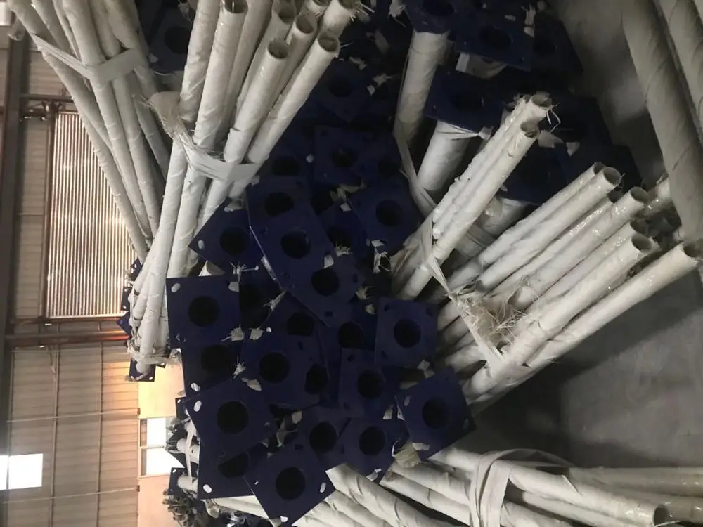 Outdoor stainless steel 6m 8m 9m 10m 12m solar round power energy galvanized Q235 street light pole