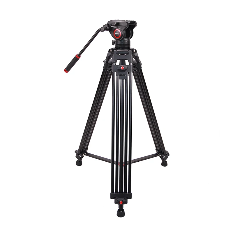 2019 Design BV30 Aluminium Alloy Fluid Head Professional Camera Video Tripod Heavy Duty Tripod With Tripod Bag