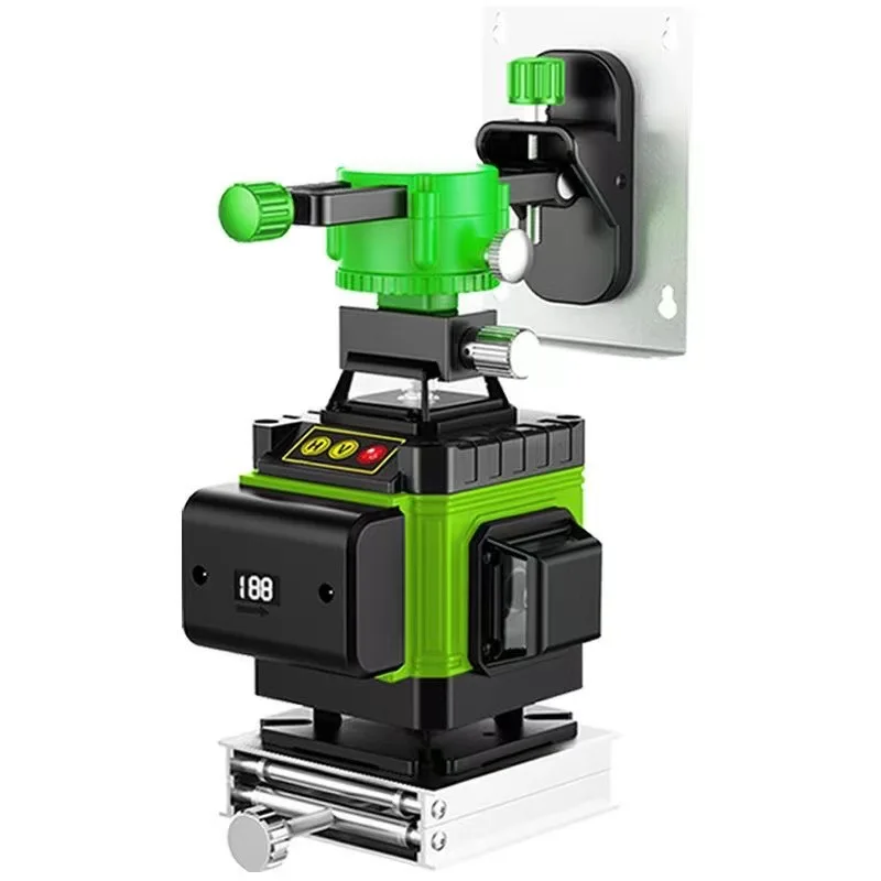 lazer level green beam laser cross 16 line self leveling 4d auto rotary construction nivel laser level 360 degree machine tool