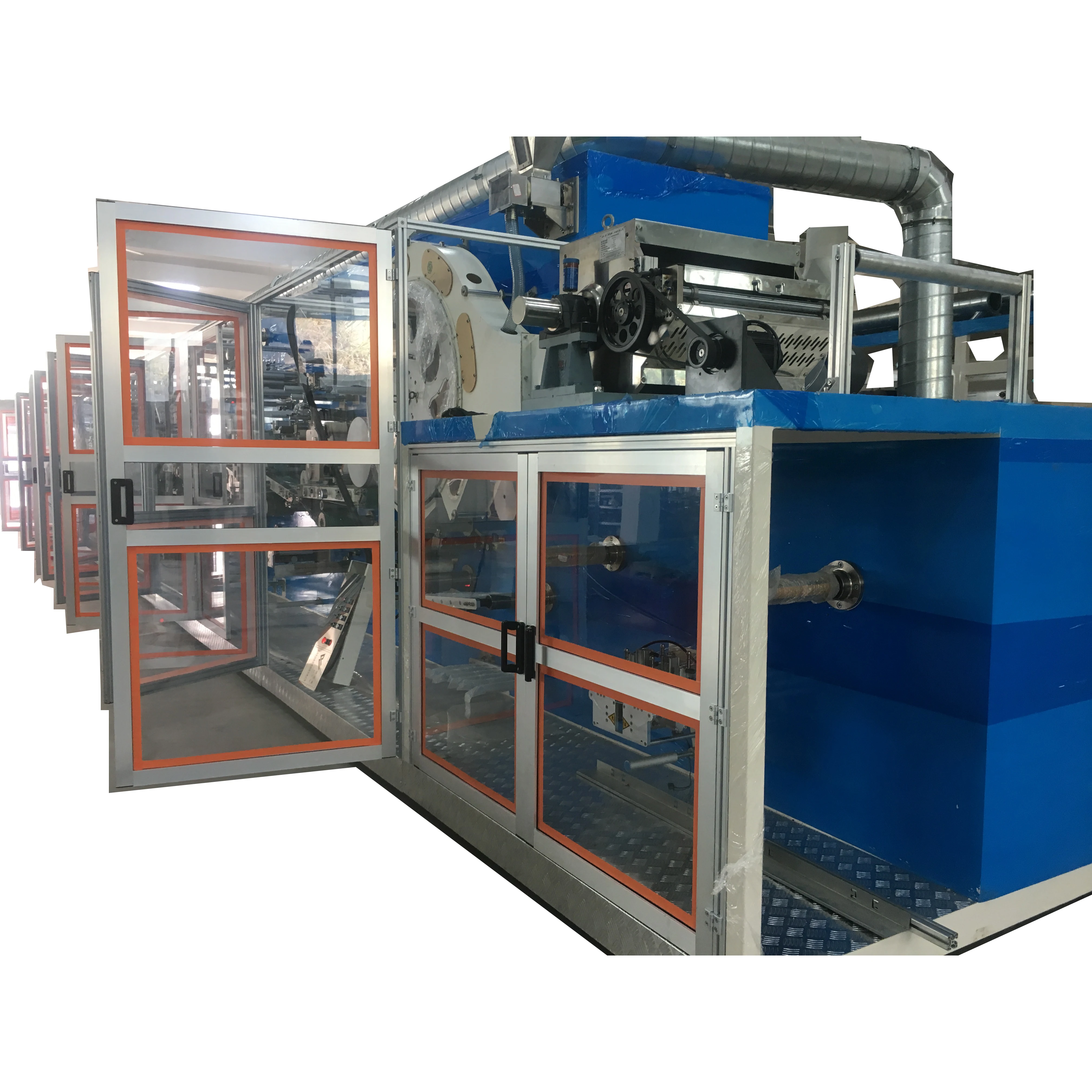 ce iso certification control high speed automatic sanitary napkin paper making folding machine