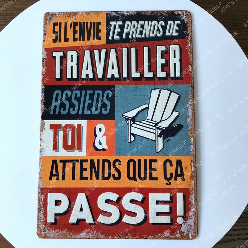 Personalized cheap custom embossed retro antique vintage decoration aluminum metal tin poster for souvenir pub wall decor