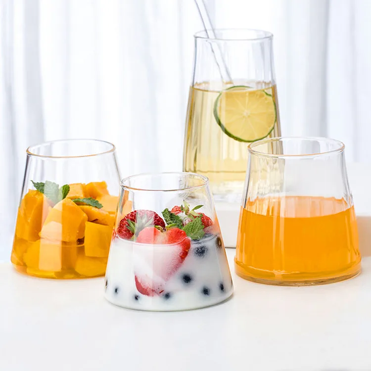 Custom Handmade Borosilicate Wine Tea Water Beer Coffee Mugs Glass Cup