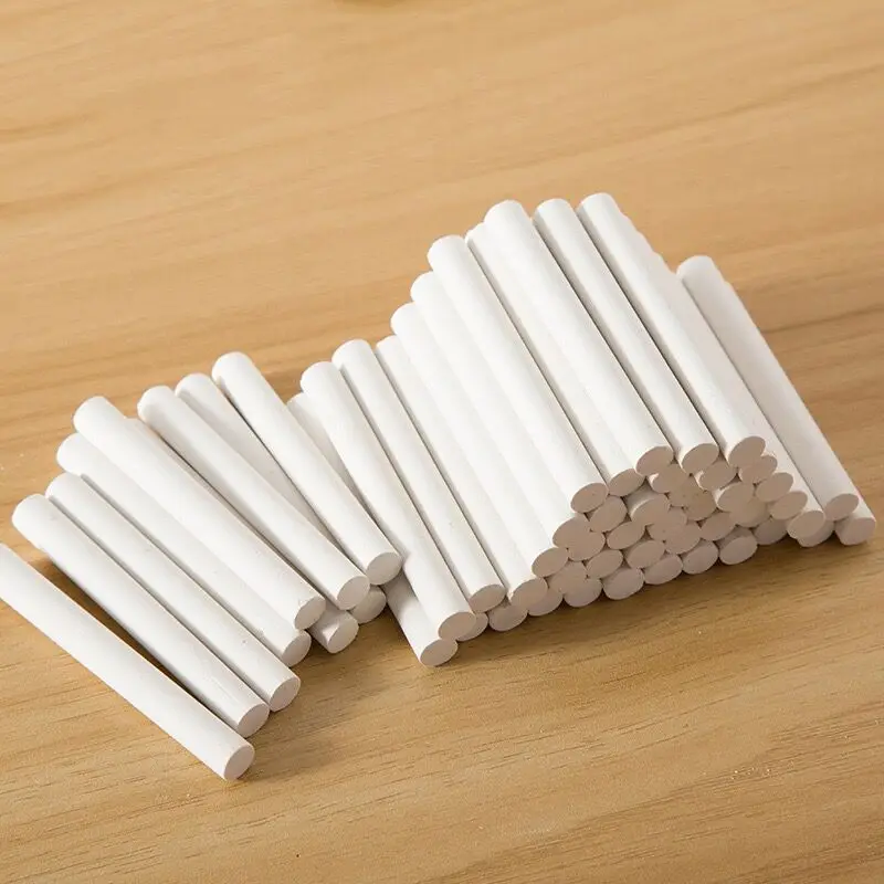 8*1*1 100pcs High Quality Dust-free School Student Teacher Office Colored And White Color Chalk