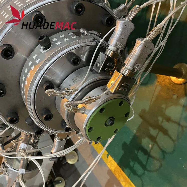 HUADE multi layers PE/PPR/PPH/IPS plastic water pipe co-extrusion production line / making machine