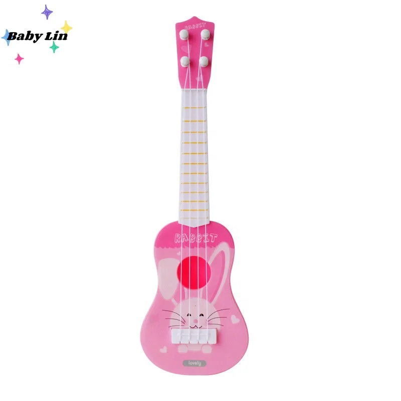Mini Four Strings Ukulele Guitar Musical Instrument Children Kids Educational Toys Early Intellectual Development Toy 2023 New