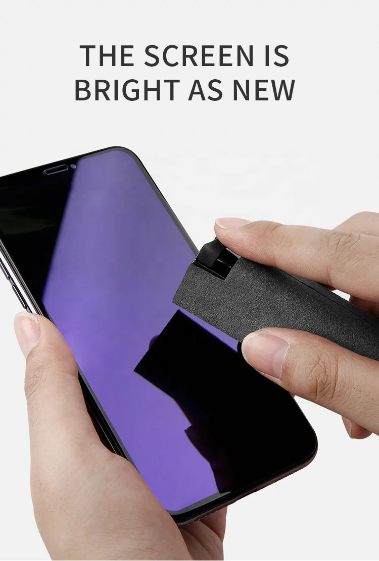 Mini 2 In 1 With Microfiber Screen Wiper For  Computer Tv Mobile Screen Cleaner Spray