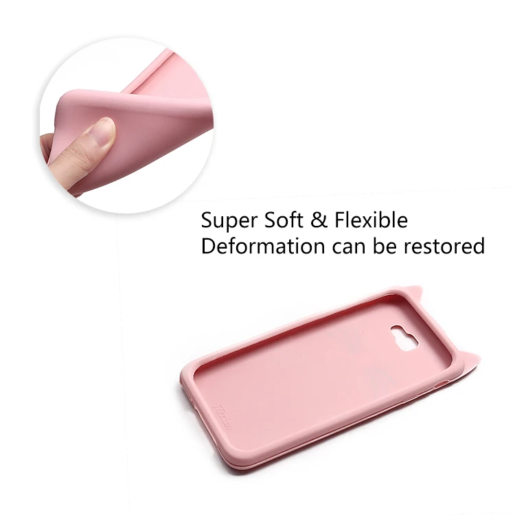 
High quality cartoon 3D cat soft silicone cell phone case for iphone 11 x xs xr 7 8 plus 