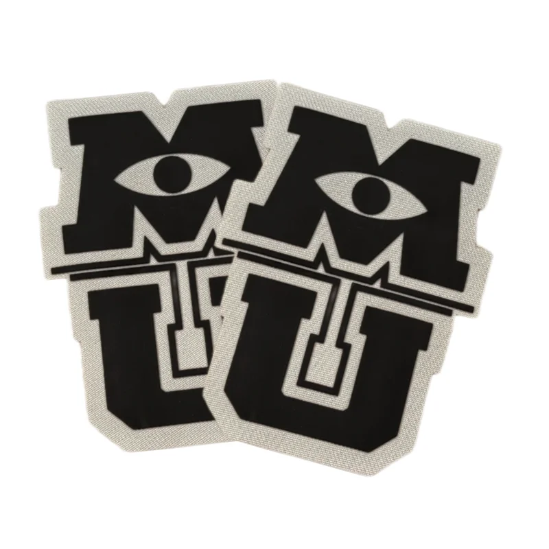 Custom Die Cut Heat Press 100 % Polyester Washable Sew on Patch Luxury Hoodies Jeans Back Woven Label Tag Patches